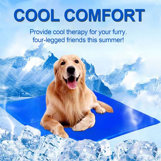 Pressure-Activated Pet Cooling Mat – No Water, Electricity, or Refrigeration Needed | Portable Gel Cooling Pad for Dogs, Cats & More - Purrbarks