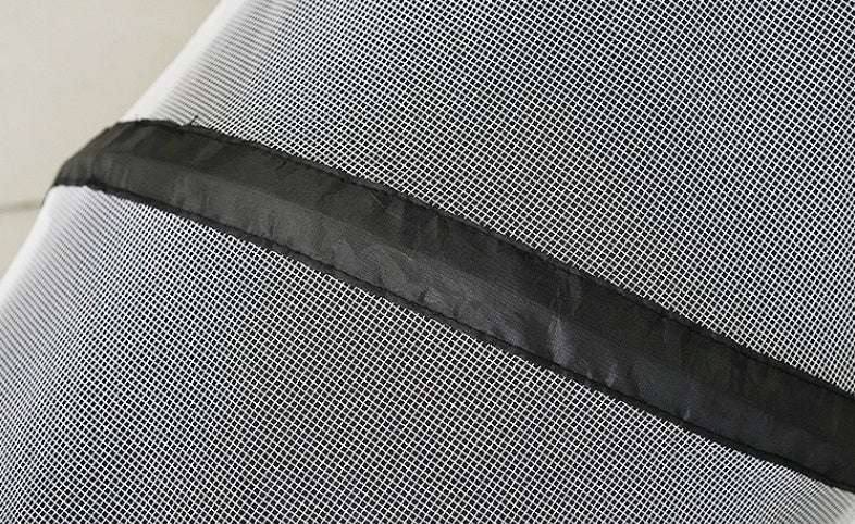 Stylish and functional cat toy tunnel with mesh handle