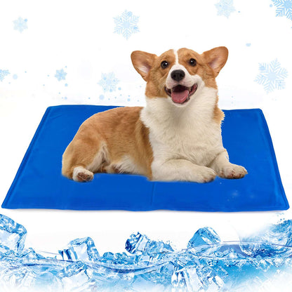Pressure-Activated Pet Cooling Mat – No Water, Electricity, or Refrigeration Needed | Portable Gel Cooling Pad for Dogs, Cats & More - 