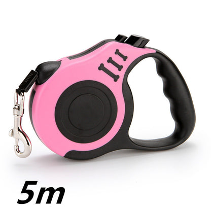 Lightweight pet leash with 360-degree swivel clip for secure walking