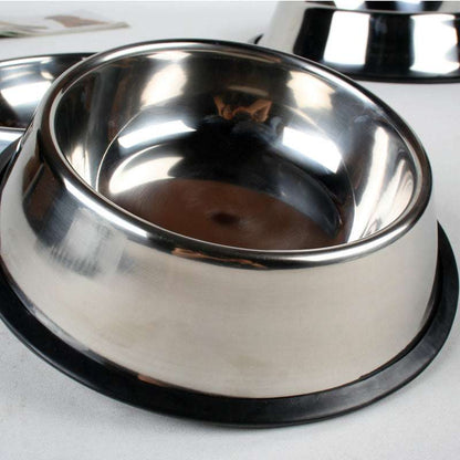 Durable anti-skid pet feeding bowl for dogs and cats