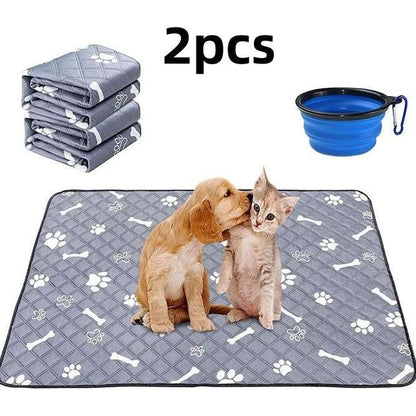 Large size washable pet urine pad for full floor coverage.