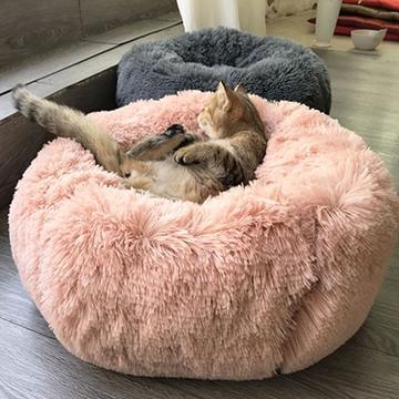 Snuggly pet bed for restful sleep and cozy comfort