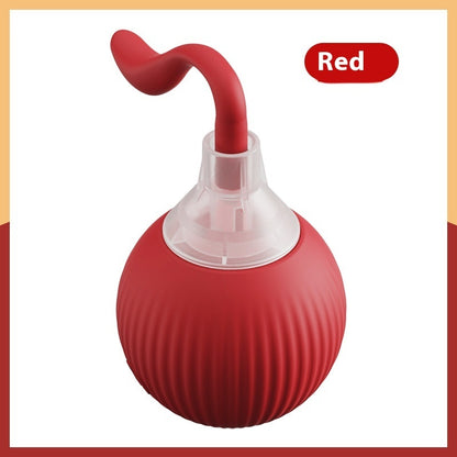Easy-to-clean PC silicone cat toy ball with durable design