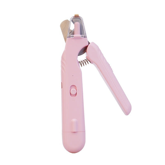 Two-in-one rechargeable pet nail trimmer and polisher