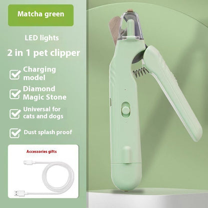 Type-C USB rechargeable nail trimmer for pets