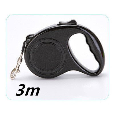 Heavy-duty retractable leash for pets up to 15kg with control button
